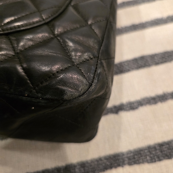 Chanel lambskin jumbo single flap- 24k gold plated hardware - Picture 12 of 16